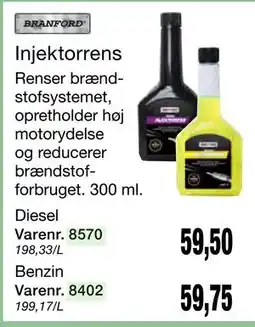 Harald Nyborg BRANFORD Injektorrens tilbud