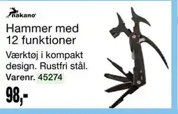 Harald Nyborg Hammer med 12 funktioner tilbud