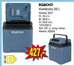 Harald Nyborg IGLOO Køleboks 26 L tilbud
