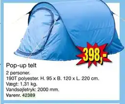 Harald Nyborg Pop-up telt tilbud