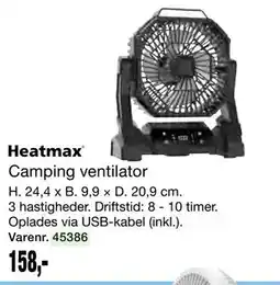 Harald Nyborg Camping ventilator tilbud