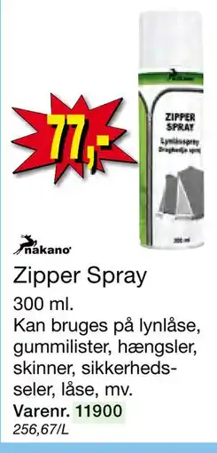 Harald Nyborg Zipper Spray tilbud
