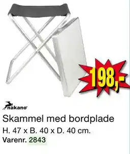 Harald Nyborg Skammel med bordplade tilbud