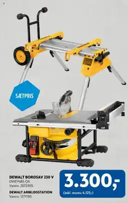 Davidsen Dewalt bordsav 230 v, dewalt arbejdsstation tilbud