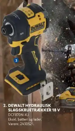 Davidsen Dewalt hydraulisk slagskruetrækker 18 v tilbud