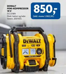 Davidsen Dewalt mini-kompressor tilbud