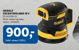 Davidsen DEWALT EXCENTERSLIBER 18 V tilbud