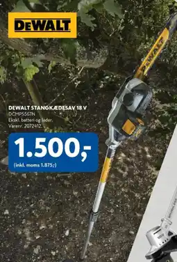 Davidsen Dewalt stangkædesav 18 v tilbud