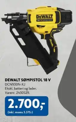 Davidsen Dewalt sømpistol 18 v tilbud