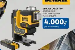 Davidsen Dewalt laser 18 v tilbud