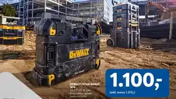 Davidsen Dewalt tstak radio 18 v tilbud