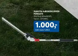 Davidsen Makita hækkeklipper- forsats tilbud