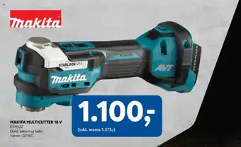 Davidsen Makita multicutter 18 v tilbud