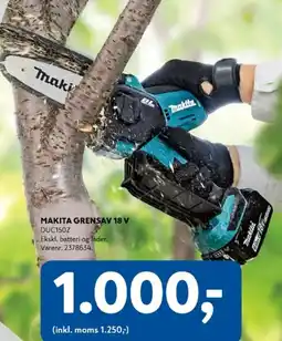 Davidsen Makita grensav 18 v tilbud