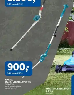 Davidsen MAKITA STANGHÆKKEKLIPPER 18 V tilbud