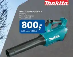 Davidsen Makita løvblæser 18 v tilbud