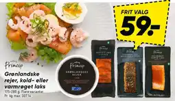 Bilka Grønlandske rejer / kold- eller varmrøget laks tilbud