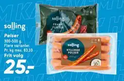 Bilka Pølser tilbud