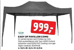 jem & fix Easy Up Pavillon Como tilbud