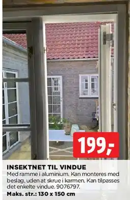 jem & fix INSEKTNET TIL VINDUE tilbud