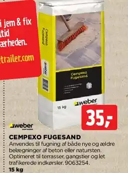 jem & fix Cemexpo Fugesand tilbud