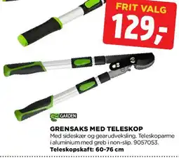 jem & fix GRENSAKS MED TELESKOP tilbud