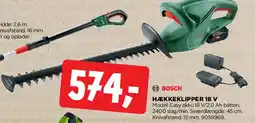 jem & fix HÆKKEKLIPPER 18 V tilbud
