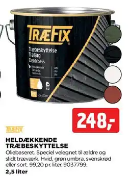jem & fix TRÆFIX / TRAFIX HELDÆKKENDE TRÆBESKYTTELSE tilbud