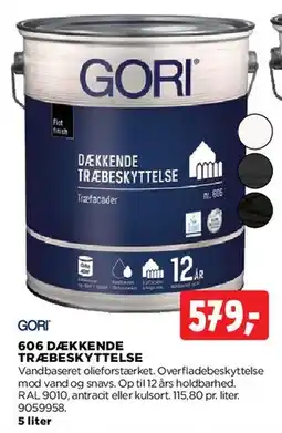 jem & fix GORI 606 DÆKKENDE TRÆBESKYTTELSE tilbud