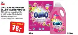 jem & fix OMO vaskepulver / vaskemiddel tilbud