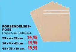 jem & fix Forsendelsespose (pap) tilbud