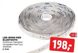 jem & fix LED-bånd med Bluetooth tilbud