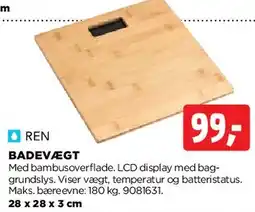 jem & fix Ren badevægt tilbud