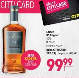 Citti Larsen VS Cognac tilbud