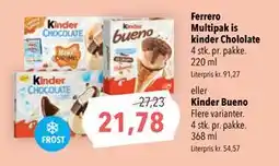 Citti Ferrero Multipak is kinder Chololate tilbud