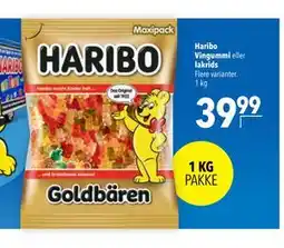 Citti Haribo Vingummi eller lakrids tilbud