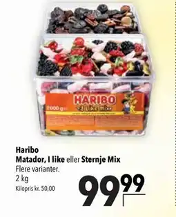 Citti Haribo Matador, I like eller Sternje Mix tilbud