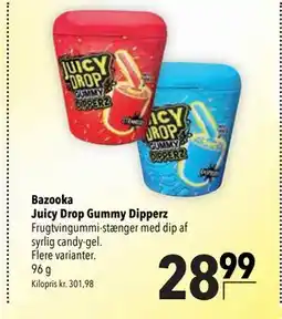 Citti Bazooka Juicy Drop Gummy Dipperz tilbud