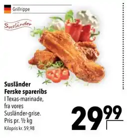 Citti Susländer Ferske spareribs tilbud
