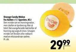 Citti Orange-Candy-Melon fra Italien eller Spanien, Kl.I tilbud