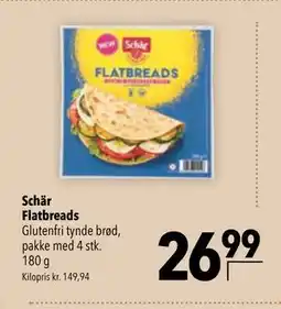 Citti Schär Flatbreads tilbud
