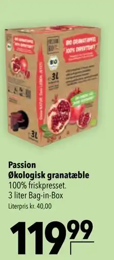 Citti Passion Økologisk granatæble tilbud