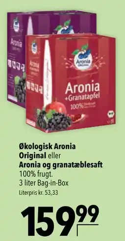 Citti Økologisk Aronia Original eller Aronia og granatæblesaft tilbud