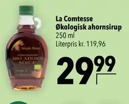Citti La Comtesse Økologisk ahornsirup tilbud