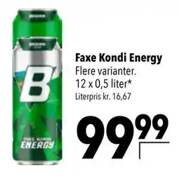 Citti Faxe Kondi Energy tilbud
