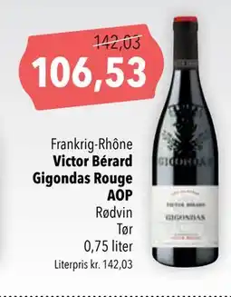 Citti Victor Bérard Gigondas Rouge AOP tilbud