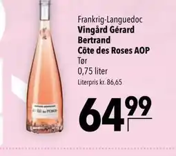 Citti Vingård Gérard Bertrand Côte des Roses AOP tilbud