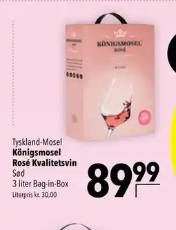 Citti Königsmosel Rosé Kvalitetsvin tilbud