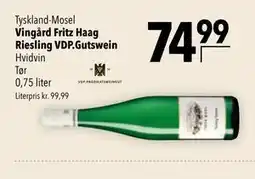 Citti Vingård Fritz Haag Riesling VDP.Gutswein tilbud