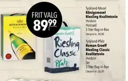 Citti Königsmosel Riesling Kvalitetsvin tilbud